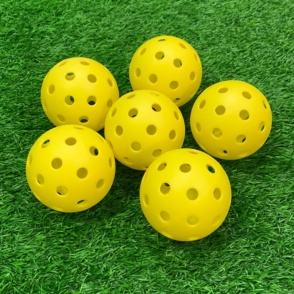 Plastic Pickleball Holed Balls 12 PCs