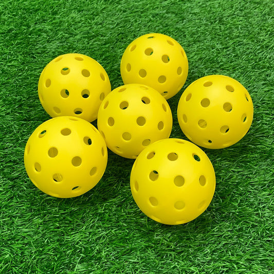 Plastic Pickleball Holed Balls 12 PCs