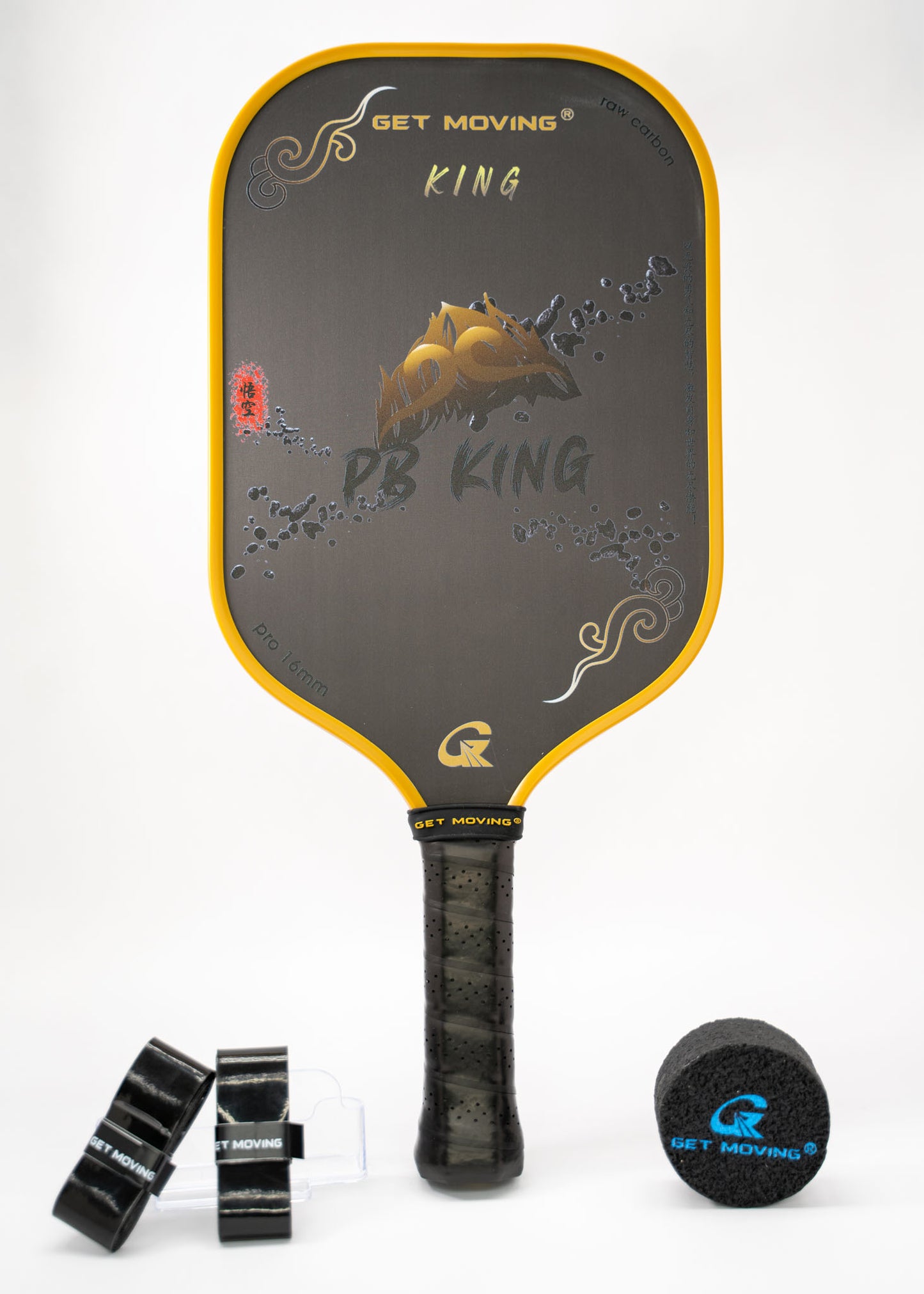 PB King 16MM Pickleball Paddle – Gold Edition